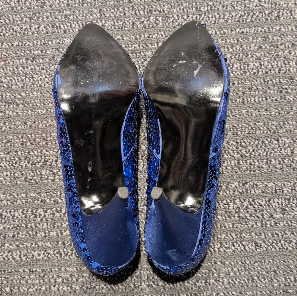 Vintage Ann Marino sequined shoes